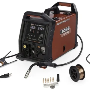 Lincoln Electric POWER MIG 211i 211-Amp MIG Welder with Spoolgun Capability (K6080-1)